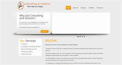 Desktop Screenshot of e2econsultant.com